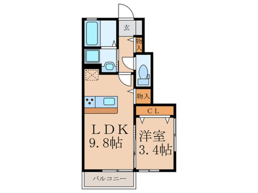 間取図 プランドールＭ