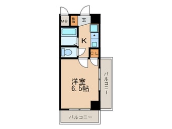 間取図 ソシアル六本松(804)