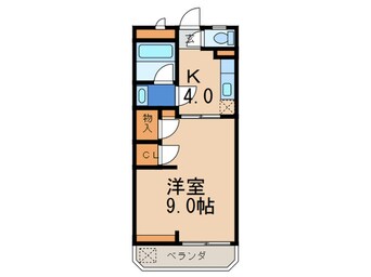 間取図 エスポア－ル香住ヶ丘