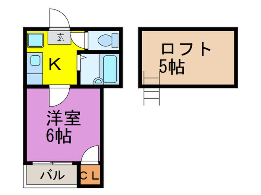 間取図 ヒル・ブライトン井尻