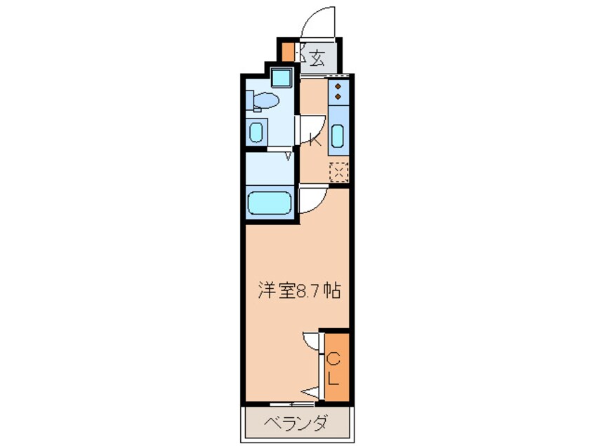 間取図 No65ｸﾛｯｼﾝｸﾞﾀﾜ-ORIENT BLD