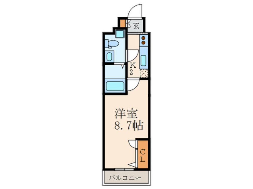 間取図 No65ｸﾛｯｼﾝｸﾞﾀﾜ-ORIENT BLD