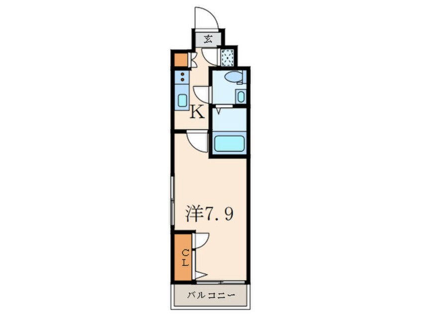 間取図 No65ｸﾛｯｼﾝｸﾞﾀﾜ-ORIENT BLD