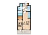 modern　palazzo　博多sur 1LDKの間取り