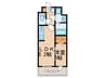 modern　palazzo　博多sur 1LDKの間取り