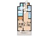 modern　palazzo　博多sur 1LDKの間取り