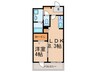 modern　palazzo　博多sur 1LDKの間取り