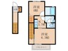 サンハイム本町 2Kの間取り