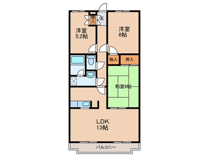 間取り図 グランドゥールMARI
