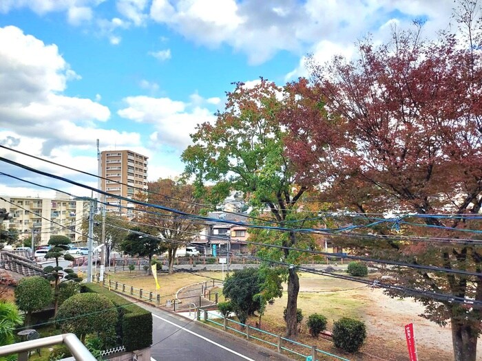 室内からの展望 プチメゾン茶屋町公園