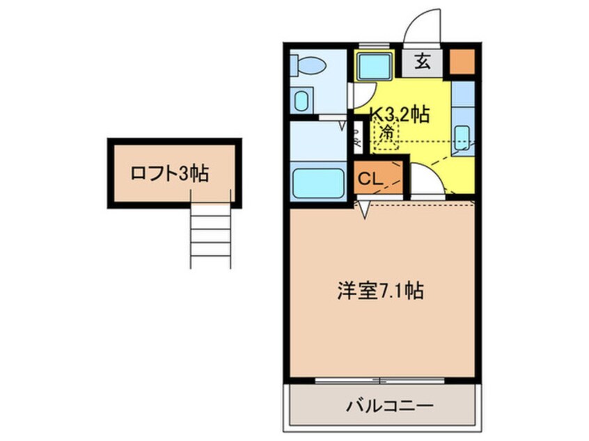 間取図 ハウゼ曰佐