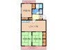パ－クハイツ８８ 3LDKの間取り