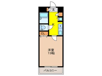 間取図 ﾛｲﾔﾙｺﾝﾌｫｰﾄ荒江Ⅱ