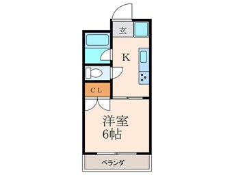 間取図 OAK VILLA 小倉