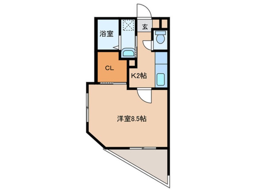 間取図 M´z鴨池Ⅱ