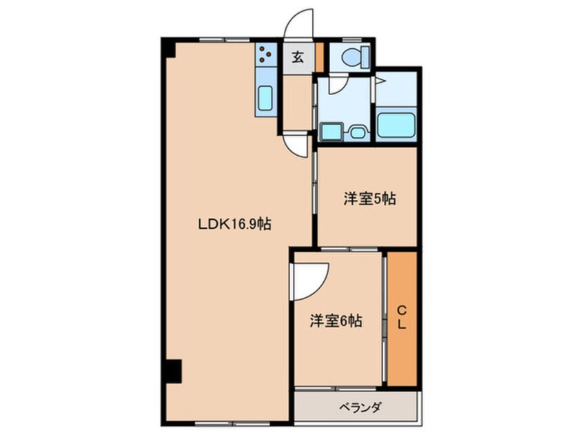 間取図 第一堤ハイツ