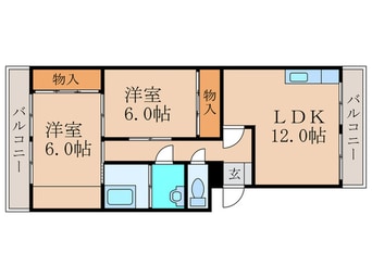 間取図 柏田ハイツ