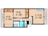 柏田ハイツ 2LDKの間取り