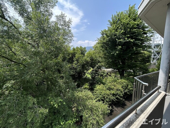 室内からの展望 桧原ハイツ