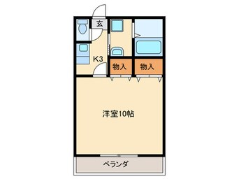 間取図 プログレス松島Ⅵ