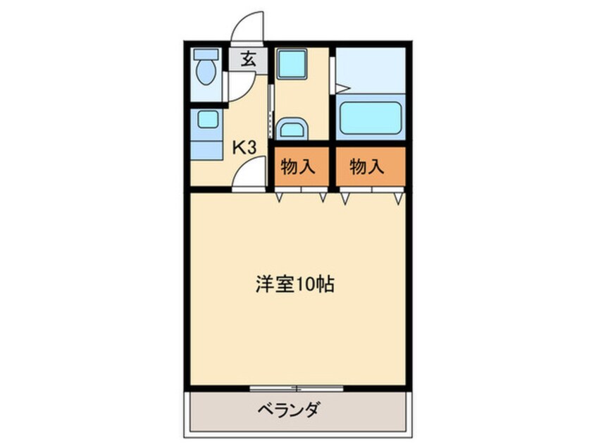 間取図 プログレス松島Ⅵ