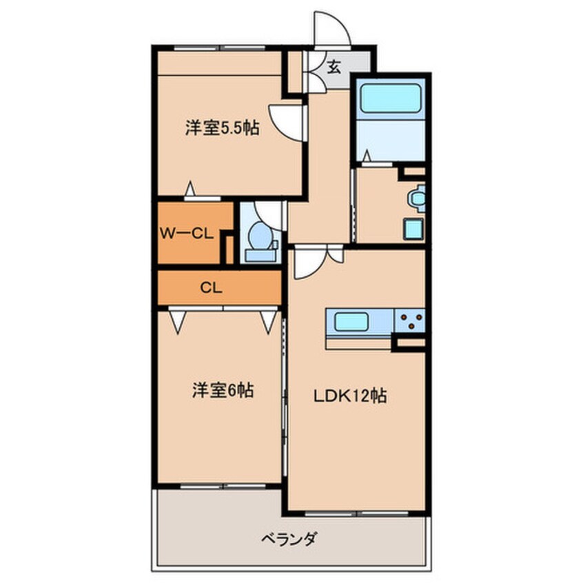 間取図 メゾンほおづきⅡ