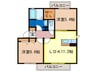 Shamaison TAKENO 2LDKの間取り