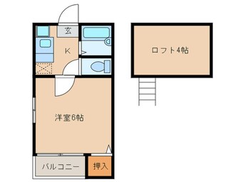 間取図 フレンドリー箱崎