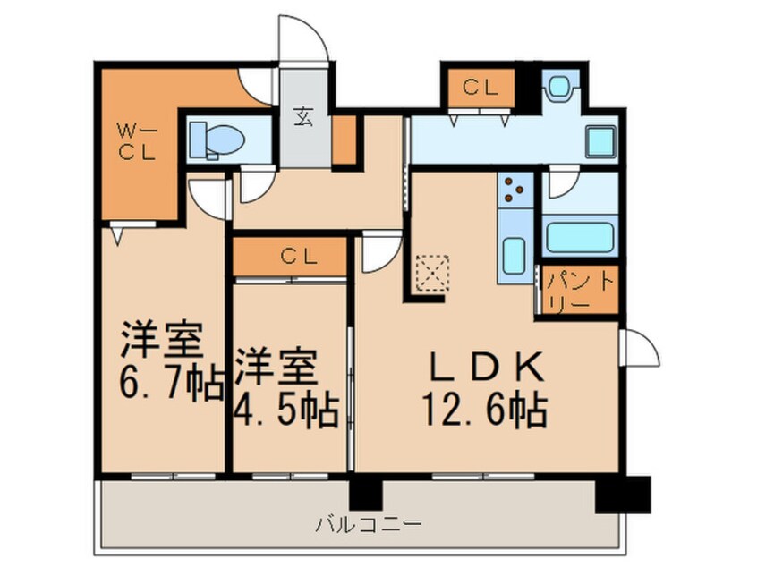 間取図 Ｐｉｔ壱番館