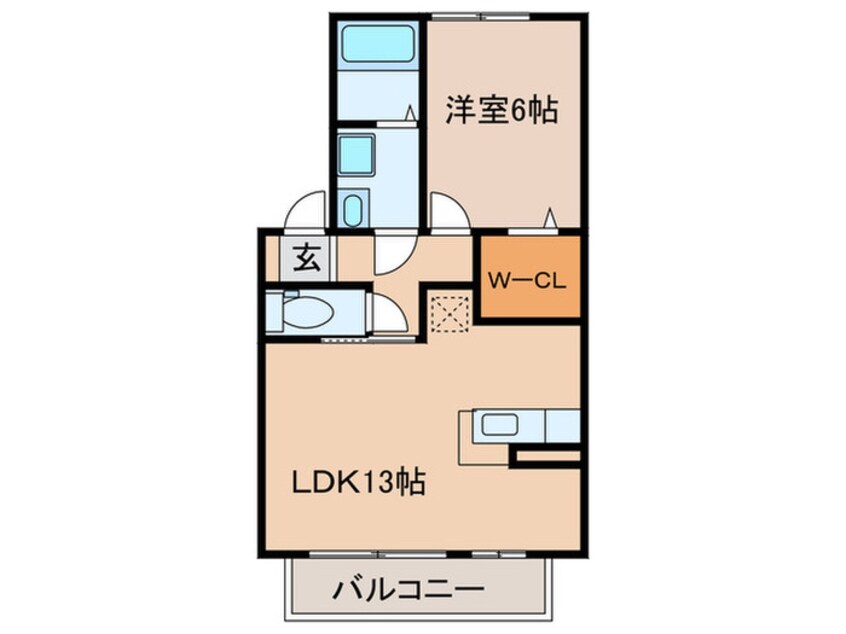 間取図 ウィルモア藤光Ａ棟