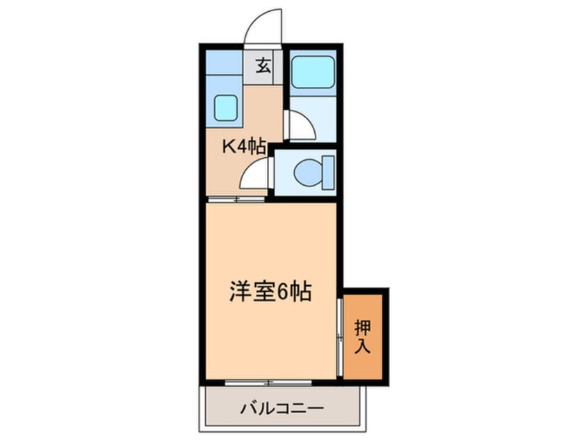 間取図 スリム室見