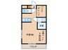 エアリアル坂之上 1Rの間取り
