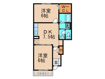 間取図 セレーノ洞海Ⅲ