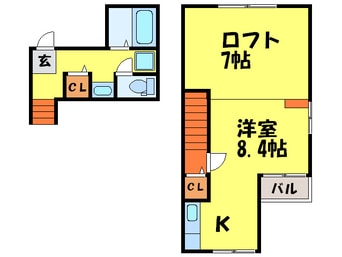 間取図 プラムガ－デン大橋プレイス
