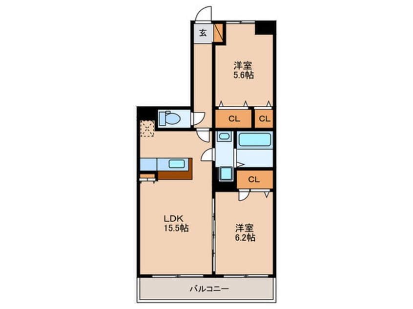 間取図 アルカンシェル２