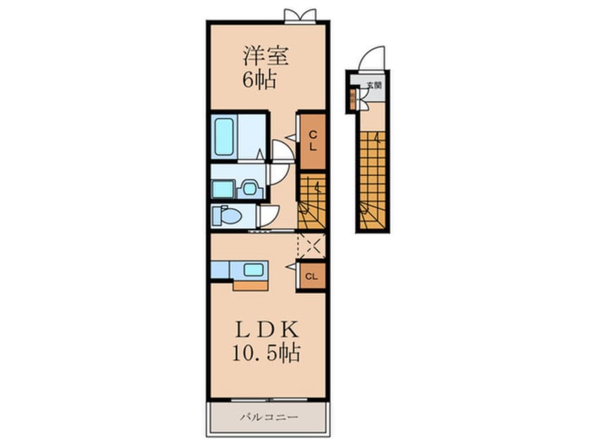 間取図 スリースター
