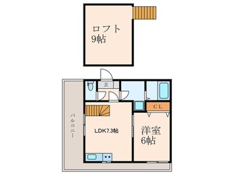 間取図 Cpapel concert(ﾁｬﾍﾟﾙｺﾝｻｰﾄ）
