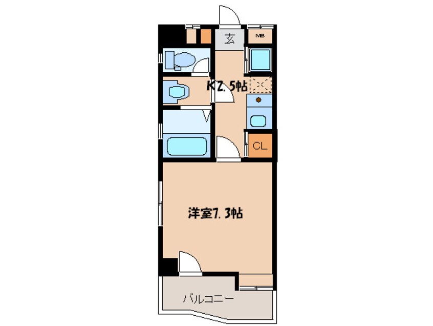 間取図 サンセット百道