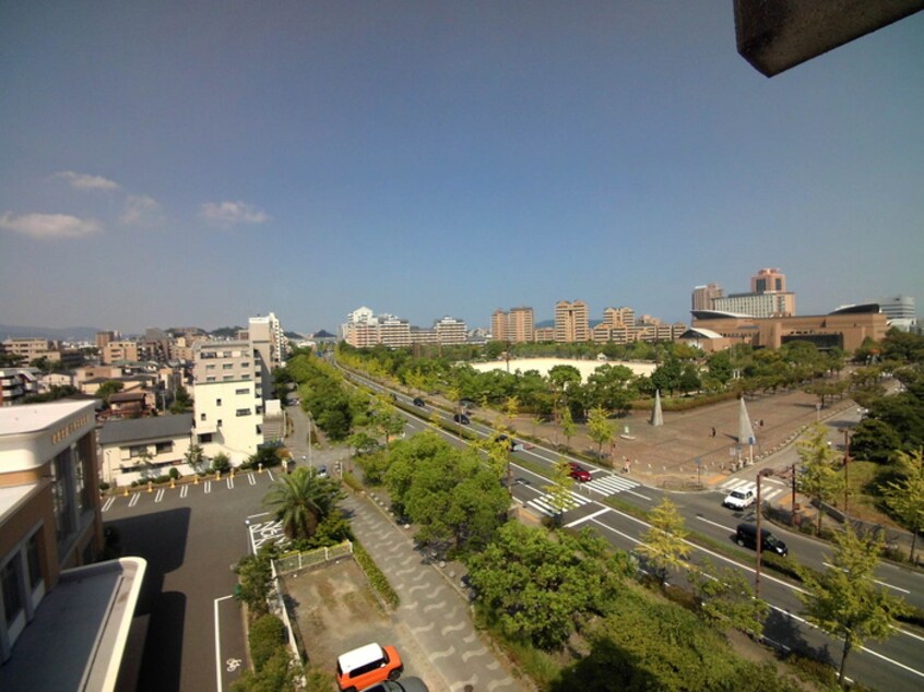 室内からの展望 サンセット百道