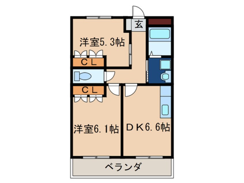 間取図 グランドシャト－Ⅱ