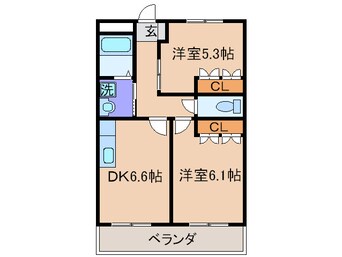 間取図 グランドシャト－Ⅱ