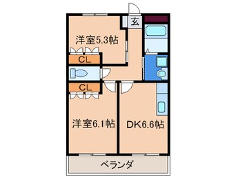 間取図 グランドシャト－Ⅱ