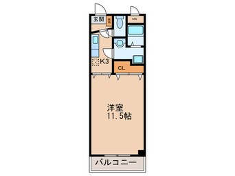 間取図 ピ－スフルⅤ－Ⅰ