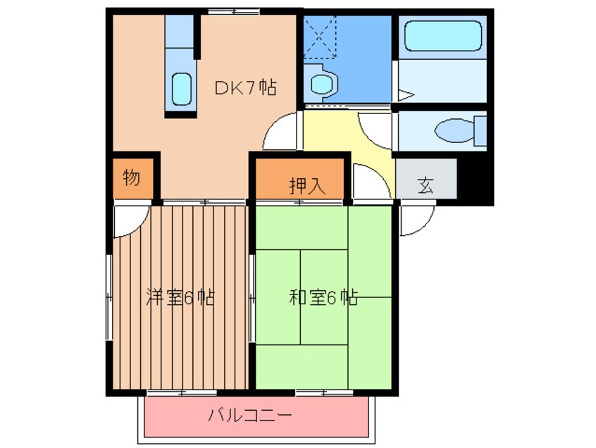 間取図 アクティブ千鳥