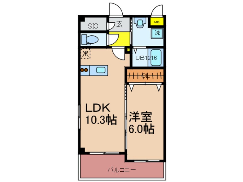 間取図 サニーヒル福津