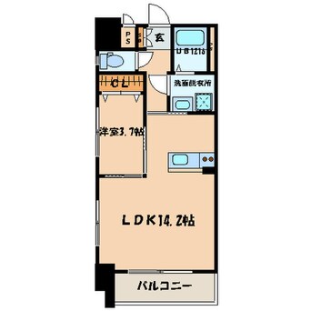 間取図 ERIOS COURT 中津口