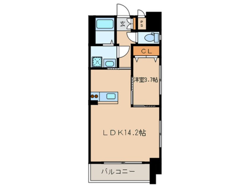 間取図 ERIOS COURT 中津口