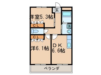 間取図 フォレストヴィラ