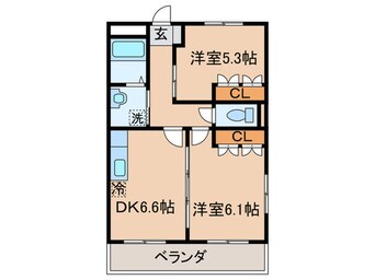 間取図 フォレストヴィラ