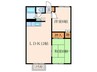 メゾン青山 2LDKの間取り